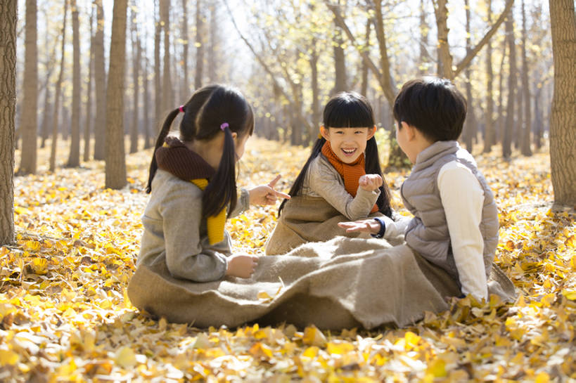 东方人,婴儿,儿童,三个人,兄弟,姐妹,站,坐,笑,微笑,露齿笑,横图,室外,白天,正面,旅游,度假,游戏,快乐,自由,友谊,幸福,纯洁,美景,树林,银杏树,袋子,北京,日光,中国,亚洲,装饰,景观,郊区,玩,麻袋,休闲装,娱乐,树,树叶,小孩,黄色,自然,容器,围巾,手势,站着,享受,休闲,温暖,面对面,景色,放松,活力,季节,可爱,乐趣,亲密,童年,童趣,无辜,摄影,活泼,生长,生活方式,围脖,储藏,保暖,华丽,点缀,享乐,御寒,储存,自然风光,亲情,宝宝,户外活动,逆光,童真,东亚,纯真,烂漫,无邪,陪同,衬托,美观,雅致,雅观,陪伴,无忧无虑,伶俐,天真,男孩,男人,男性,女孩,亚洲人,中国人,孩子,秋天,休闲活动,站立,坐着,彩图,全身,欢乐,石头剪子布,贮存,男生,打手势,精力,林区,伴随,bj175