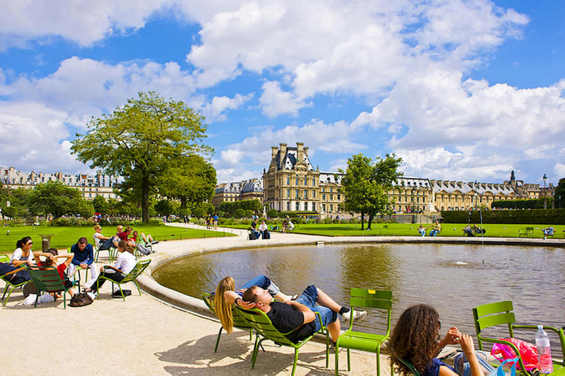 无人,公园,坐,横图,室外,白天,旅游,度假,美景,法国,巴黎,欧洲,池塘,景观,云,卢浮宫,娱乐,风景,天空,自然,地标建筑,享受,休闲,景色,放松,摄影,建造,宁静,自然风光,杜乐丽花园,彩图,旅行,bj175