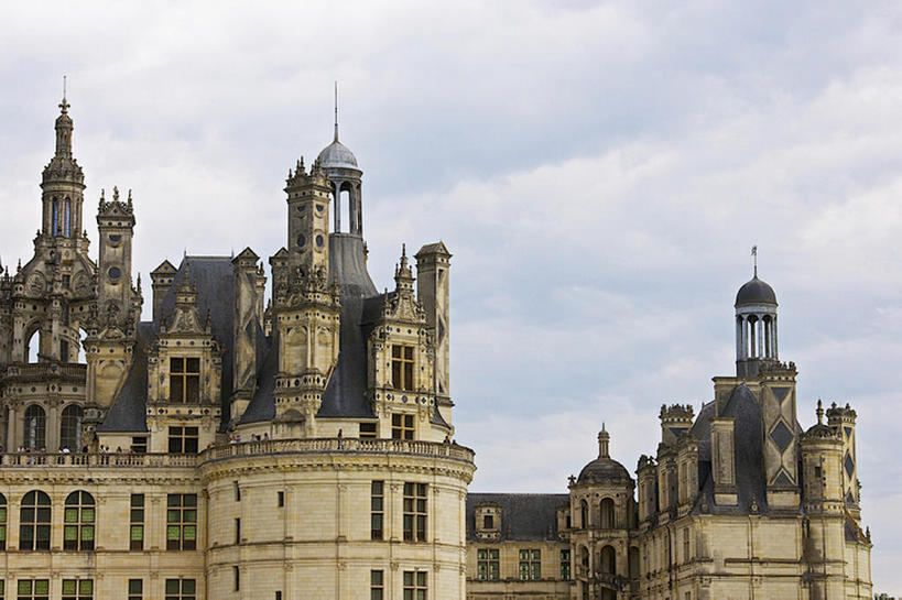 无人,横图,室外,白天,旅游,度假,名胜古迹,标志建筑,地标,建筑,法国,欧洲,遗迹,城堡,塔,宏伟,古迹,文物,娱乐,建设,古建筑,风景,地标建筑,享受,休闲,旅游胜地,放松,摄影,建造,古文明,香波城堡,彩图,旅行,bj175