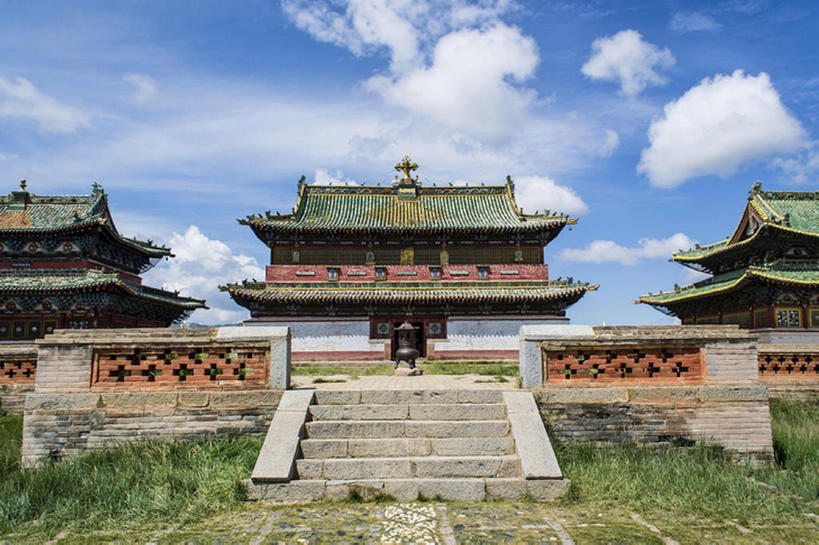 无人,寺庙,横图,室外,白天,旅游,度假,名胜古迹,亚洲,云,历史,娱乐,台阶,古代,风景,天空,享受,休闲,放松,摄影,宗教,建造,喇嘛教,内蒙古,古代文明,彩图,旅行,传统文化,蒙古文化,建筑结构,bj175