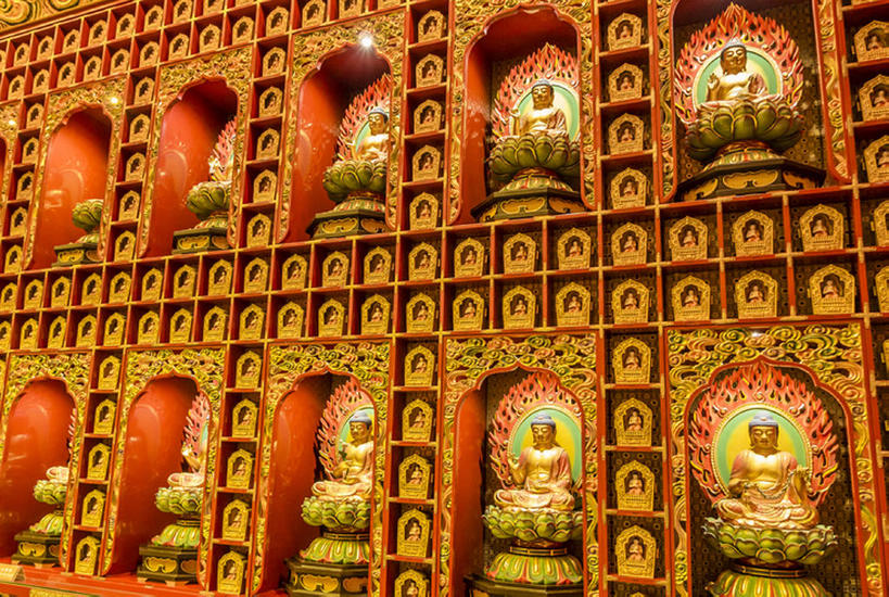 无人,寺庙,横图,室内,新加坡,亚洲,佛像,唐人街,宗教,佛教,bj175