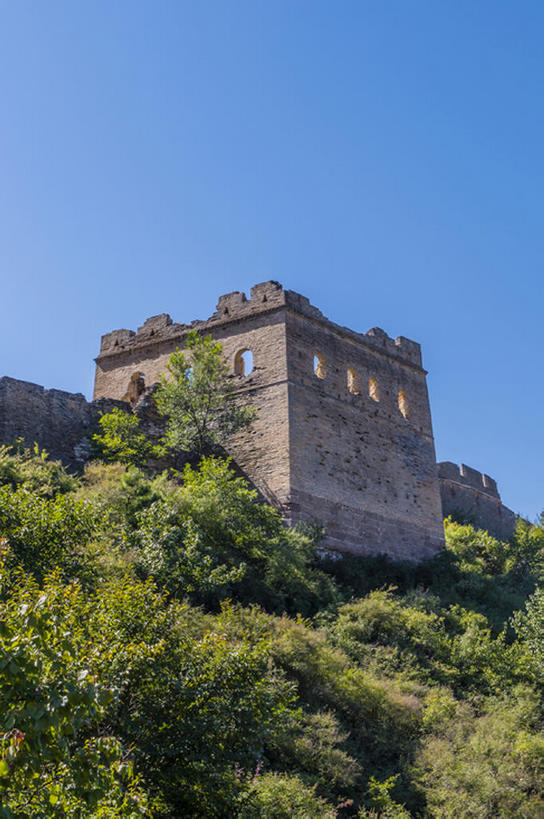竖图,室外,白天,长城,中国,墙,地形,风景,天空,东亚,河北省,金山岭,bj175