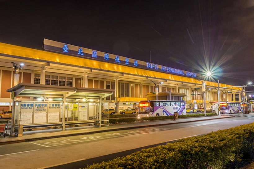 机场,横图,室外,夜晚,出租车,台湾,巴士,运输,台北,bj175