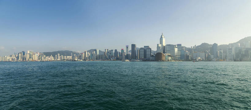 横图,全景,室外,白天,香港,中国,亚洲,风景,天空,建造,东亚,香港岛,海,bj175