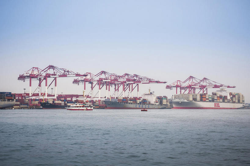 横图,室外,白天,海洋,港口,船,台湾,亚洲,运输,高雄,仙鹤,bj175