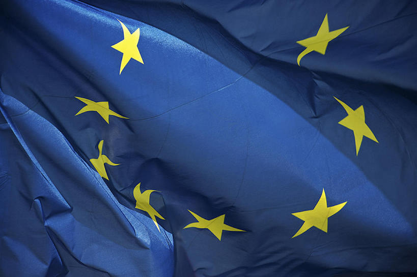 无人,横图,旗帜,欧洲,bj175