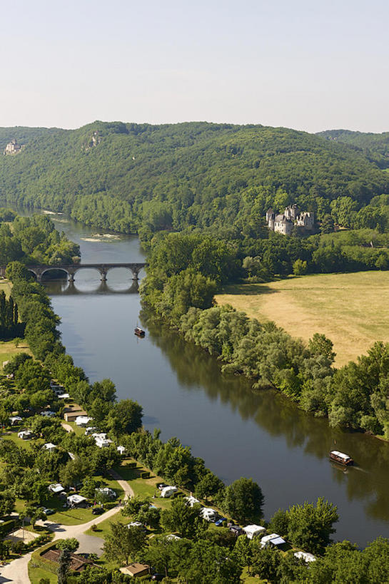 竖图,室外,白天,河流,法国,欧洲,桥,风景,多尔多涅,bj175