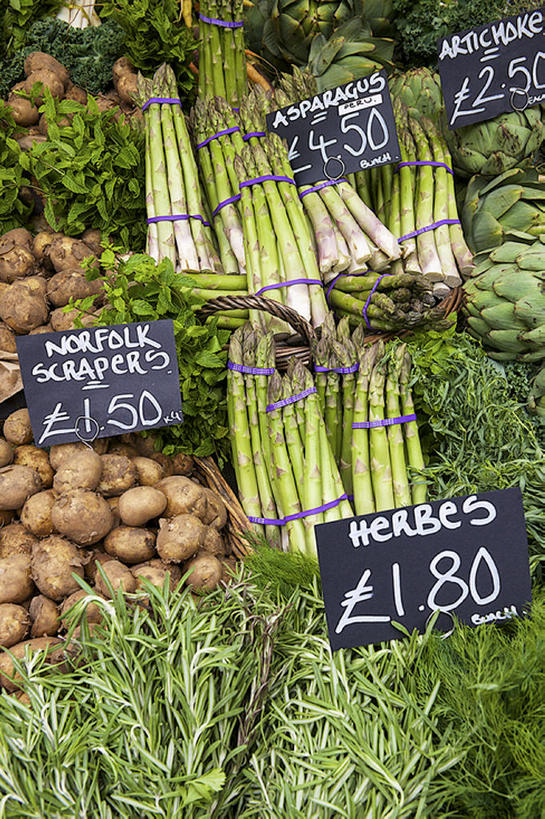 无人,竖图,芦笋,欧洲,伦敦,市场,英格兰,价格标签,bj175