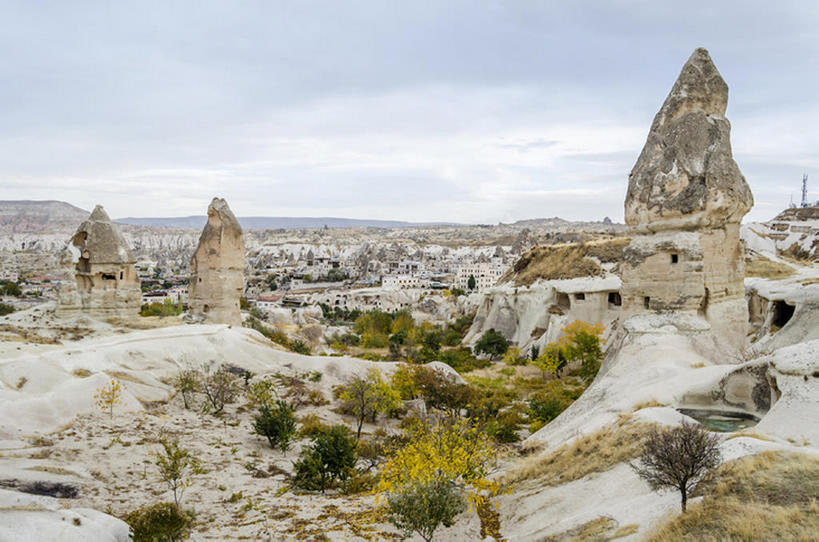 无人,横图,室外,白天,土耳其,地形,风景,天空,卡帕多奇亚,岩石,bj175