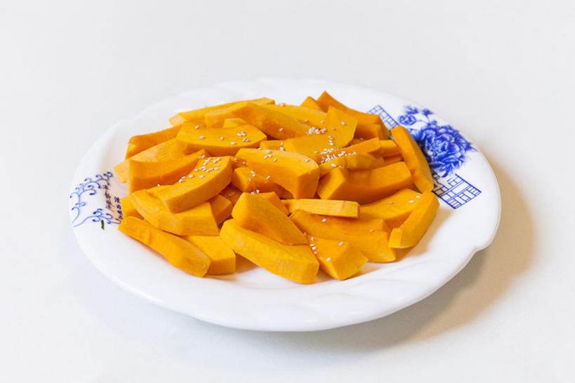 无人,横图,白色背景,南瓜,蔬菜,静物,中国,亚洲,生食,芝麻,食品,饮品,饮食,食物,饮料,盘子,中国菜,摄影,块状,可口,东亚,健康食物,适口,彩图,影棚拍摄,bj175