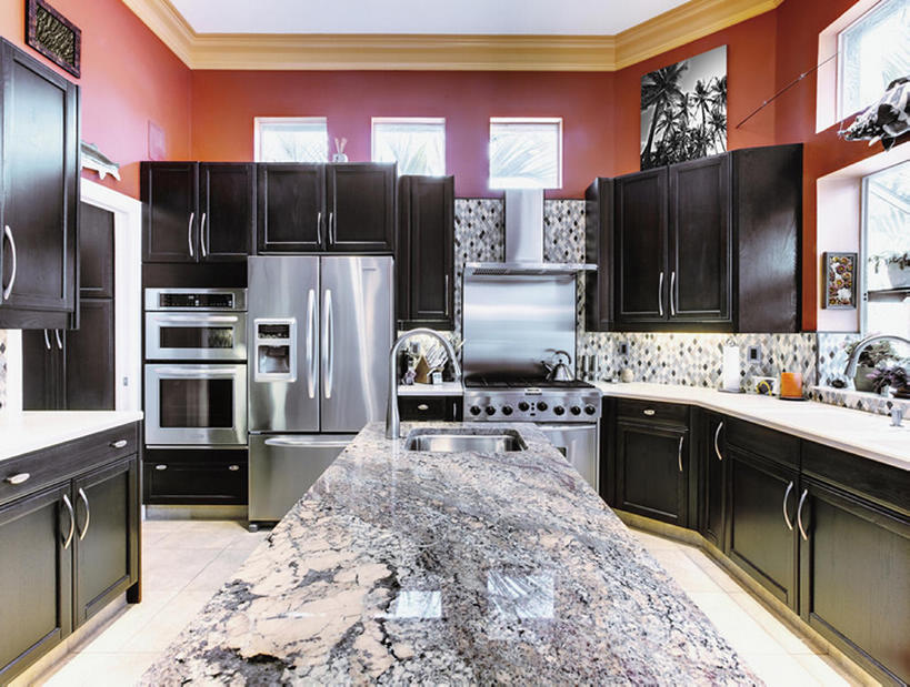 无人,家,横图,室内,时尚,厨房,美国,一排,整齐,灶台,干净,现代,排列,白色,摄影,照亮,风格,队列,房地产,开放式厨房,佛罗里达,圣彼得堡,设计,彩图,bj175