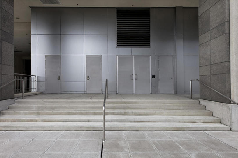 无人,栏杆,横图,室内,楼梯,门,建筑,美国,阶梯,门口,现代,台阶,摄影,建造,彩图,当代,bj175