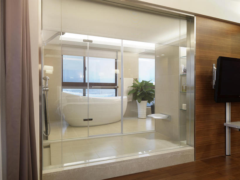 无人,横图,室内,窗户,柜子,浴室,中国,亚洲,瓷砖,公寓,干净,现代,布置,架子,浴盆,摄影,电灯,样板房,照亮,高雅,简单,华贵,淋浴头,东亚,设计,彩图,上层阶级,bj175