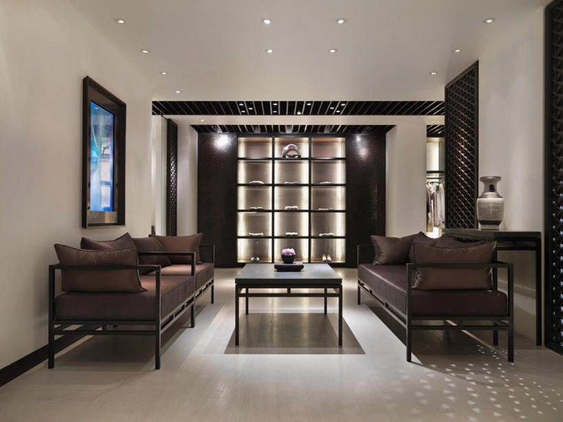 无人,商店,横图,室内,商务,时尚,消费,沙发,一排,整齐,茶几,干净,磨砂玻璃,现代,架子,排列,零售,摄影,风格,队列,华贵,软垫,彩图,当代,bj175