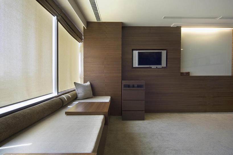 无人,办公室,横图,室内,留白,时尚,窗户,一排,整齐,木制,木板,干净,现代,大厅,座位,排列,摄影,风格,企业,公司,队列,华贵,等候室,电视机,彩图,bj175